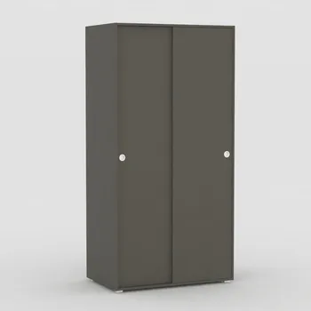 Šatní skříň Skříň Rea Lary S4 100cm - Skříň dvoudvéřová s posuvnými dveřmi