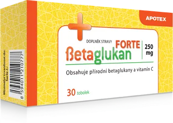 Přírodní produkt Apotex Betaglukan Forte 250 mg 30 tob.