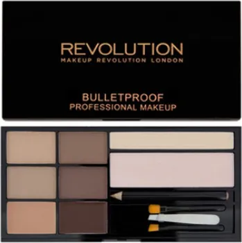 Paletka dekorativní kosmetiky Makeup Revolution Ultra Medium to Dark Paletka na obočí