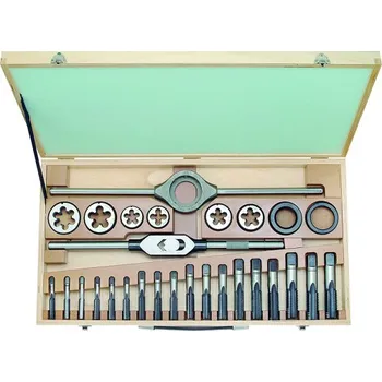 Závitořezný nástroj Sada závitořezných nástrojů HSS W1/2-W1 (W2-II) (Sada závitořezných nástrojů HSS W1/2-1)