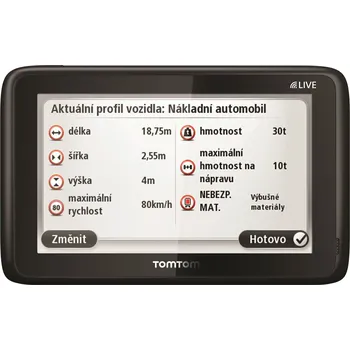 Tomtom Pro 5150 Truck Live GPS navigace Tomtom Pro 5150 Truck Live