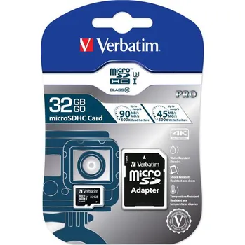 Verbatim microSDHC 32 GB Class 10 UHS-I…