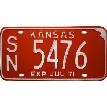 Osvětlení SPZ Kansas Americká SPZ