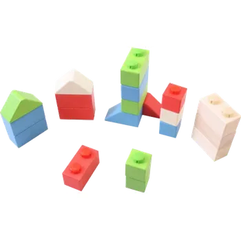 Dřevěná hračka Bigjigs Toys Dřevěné Spojkostky