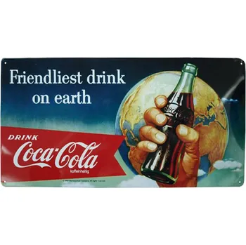 Plechová cedule Coca-Cola cedule