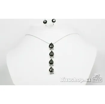 Souprava šperků Souprava dámská s černými kameny 274801
