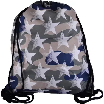 Látkový vak 239lv009-18.01 - šedobéžový s hvězdami