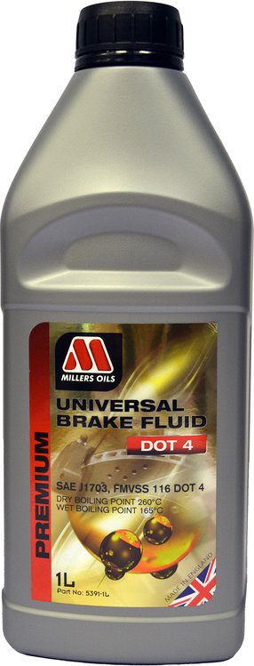 Millers Oils Universal Brake Fluid DOT 4 1l Od 324 Kč - Zbozi.cz