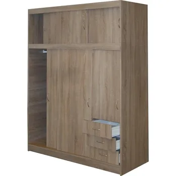 Šatní skříň Skříň 3000, 136cm Dub sonoma