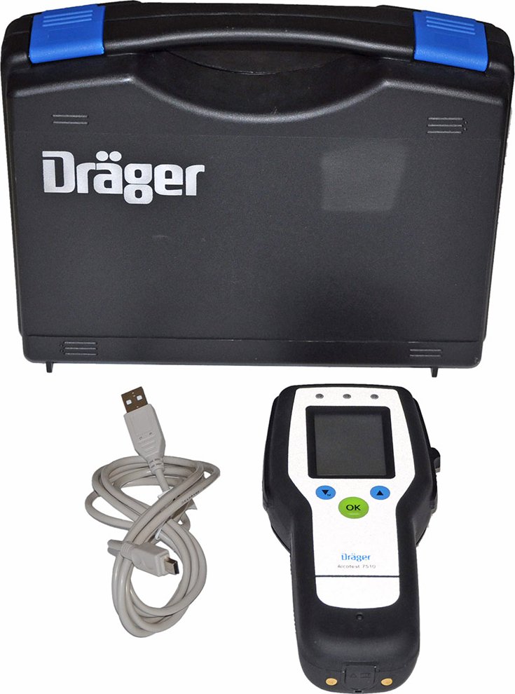 PROFESIONÁLNÍ ALKOHOLTESTER DRAGER - 7510 včetně kufříku