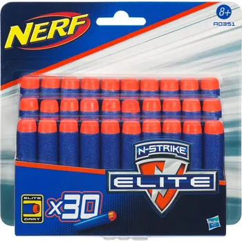 Hasbro Nerf Elite náhradní šipky 30 ks, červené Hasbro Nerf Elite náhradní šipky 30 ks, červené
