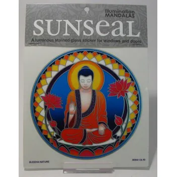 Okenní mandala Buddha přírody