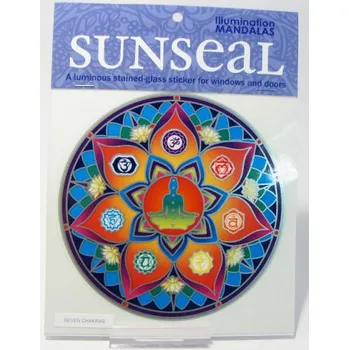 Okenní mandala Sedm čaker