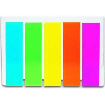 Concorde Samolepicí záložky 12x48mm, 5x20 Samolepící bloček Concorde Samolepicí záložky 12x48mm, 5x20