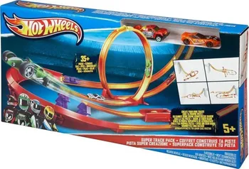 Set autodráh Mattel Hot Wheels Track Builder Super dráha
