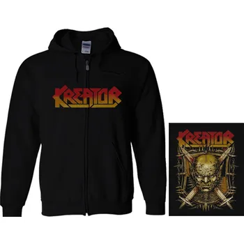 Pánská mikina mikina s kapucí a zipem Kreator