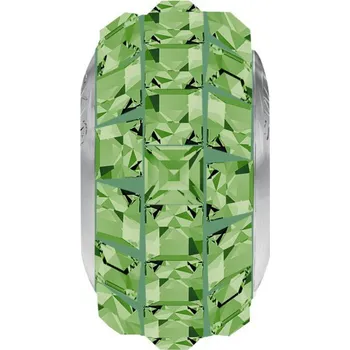 Náramek Přívěsek Square Slim BeCharmed Peridot (Korálek na stříbrný náramek)