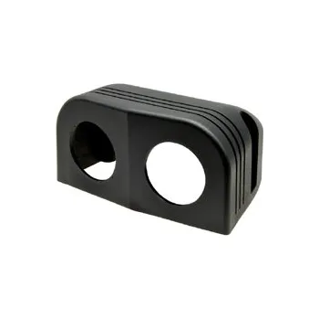 Instalační box pro 2 x ampérmetr / USB zásuvku (Kaplička pro 2 CL zásuvku)