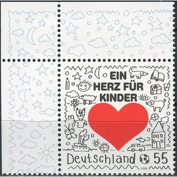 Poštovní známka (2008) MiNr. 2706 ** - Německo - Charita „Srdce pro děti“