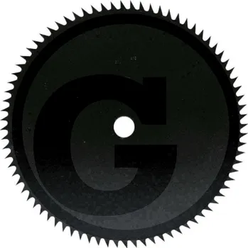 Pilový kotouč na křovinořez šířka řezu 250 mm otvor 25,4 mm 80 zubů na keře, živé ploty