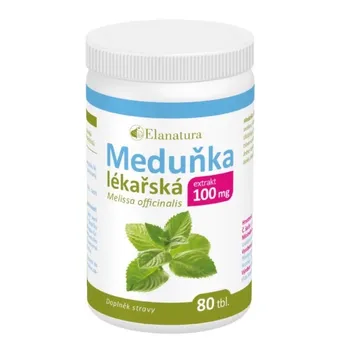 Elanatura Meduňka lékařská 100mg extrakt 80 tbl. Přírodní produkt Elanatura Meduňka lékařská 100mg extrakt 80 tbl.