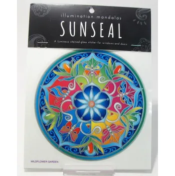 Okenní mandala Zahrada divokých květů