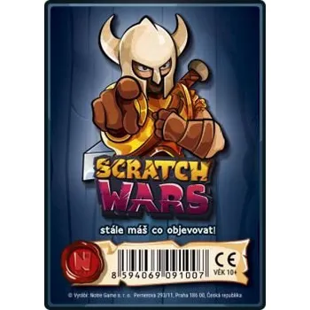 Notre Game Scratch Wars - Karta hrdiny Sběratelská karetní hra Notre Game Scratch Wars - Karta hrdiny