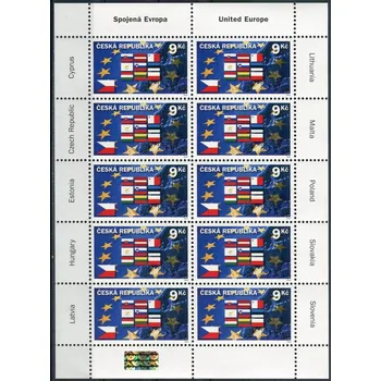 Poštovní známka Česká pošta (2004) PL 395 ** - Česká republika - Nové země EU - spec. desky tisková deska A