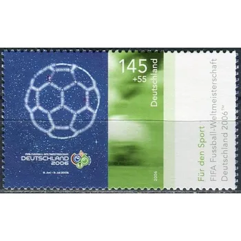 Poštovní známka (2006) MiNr. 2521 ** - Německo - Sportovní pomoc: Mistrovství světa ve fotbale, Německo; ...