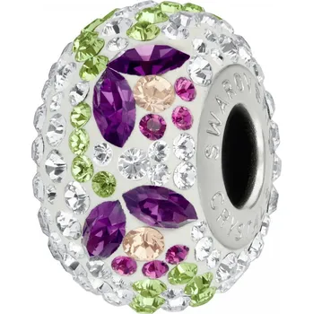 Náramek Přívěsek Tulip BeCharmed Amethyst (Korálek na stříbrný náramek)