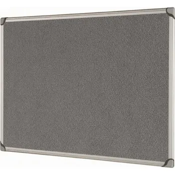 Bi-Office Textilní nástěnka 90 x 60 cm šedá