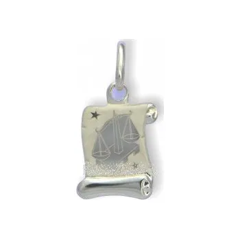 Souprava šperků zlatý přívěsek znamení váhy 30.10.014