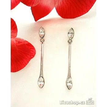 Náušnice Elegantní Náušnice s broušenými skleněnými kameny 2757