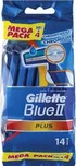 Gillette blue II plus 10 + 4 ks