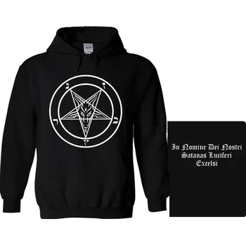 Pánská mikina mikina s kapucí Baphomet