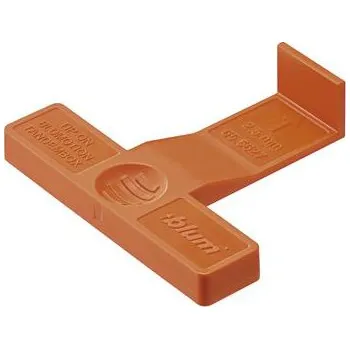 Nábytkové kování BLUM 65.5627 stavěcí šablona pro mezeru čela pro TANDEMBOX