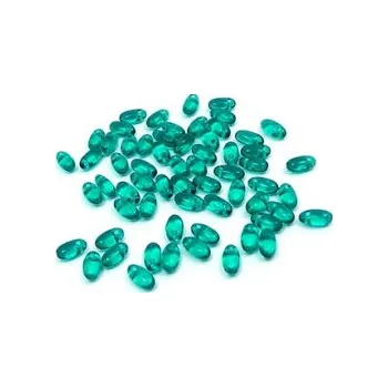 Dětské navlékací korálky Rizo modrozelená průhledná 4g