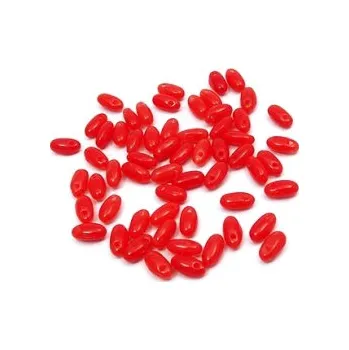 Dětské navlékací korálky Rizo červená 4g