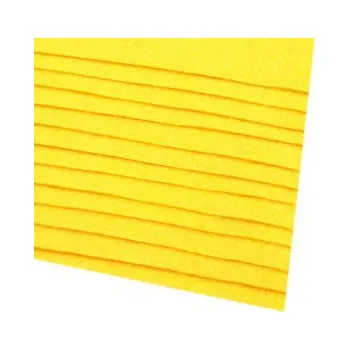 Látková plsť - filc A4 žlutý