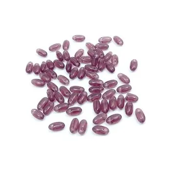 Dětské navlékací korálky Rizo fialová žíhaná 4g