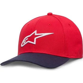Kšiltovka Alpinestars Pánská červená kšiltovka AGELESS CURVE HAT Alpinestars 1017-81010 3070 - L-XL