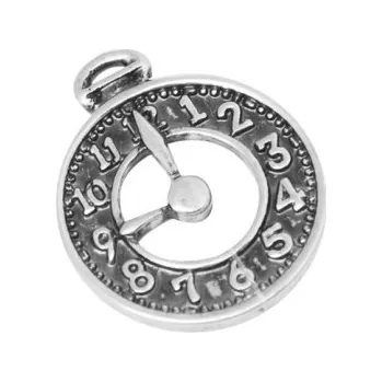 Přívěsek Přívěsek hodiny 24x20mm