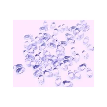 Dětské navlékací korálky Rizo světle modrofialová průhledná 4g