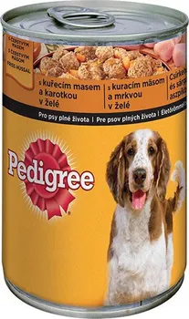 Krmivo pro psa Pedigree Adult konzerva kuřecí/karotka 400 g