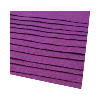 Látková plsť - filc A4 fialový