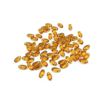 Dětské navlékací korálky Rizo hnědá průhledná 4g