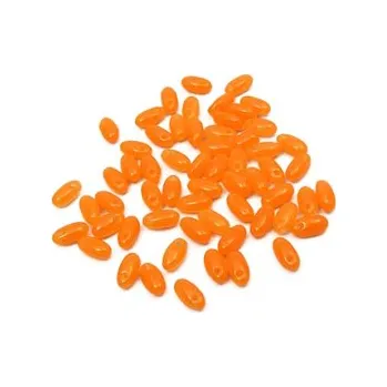 Dětské navlékací korálky Rizo oranžová 4g