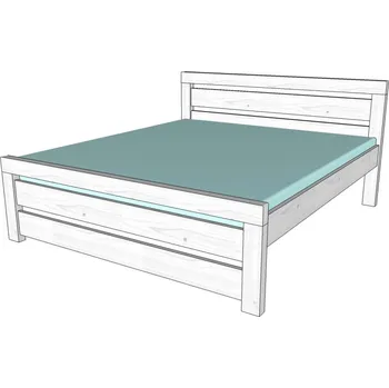 Gazel Rhino I. postel 180 bílá