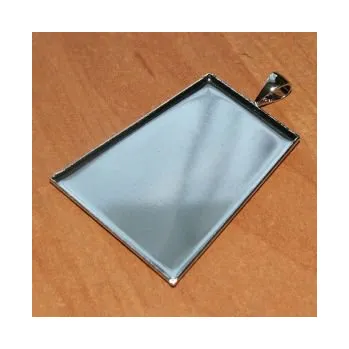 Materiál na výrobu šperku Lůžko lichoběžník 32x27mm 1ks