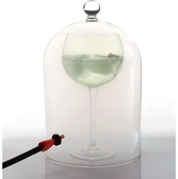 Udírna 100% Chef | Poklop skleněný vysoký s ventilem průměr 18,5 cm